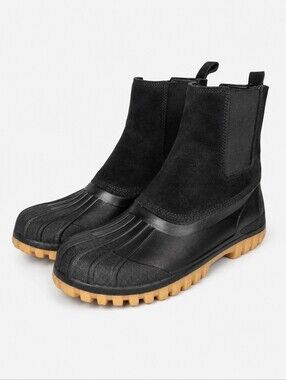 DIEMME | Balbi Duck Boots Black Suede EU43 / US 10 Vibram Lug Sole NWOT